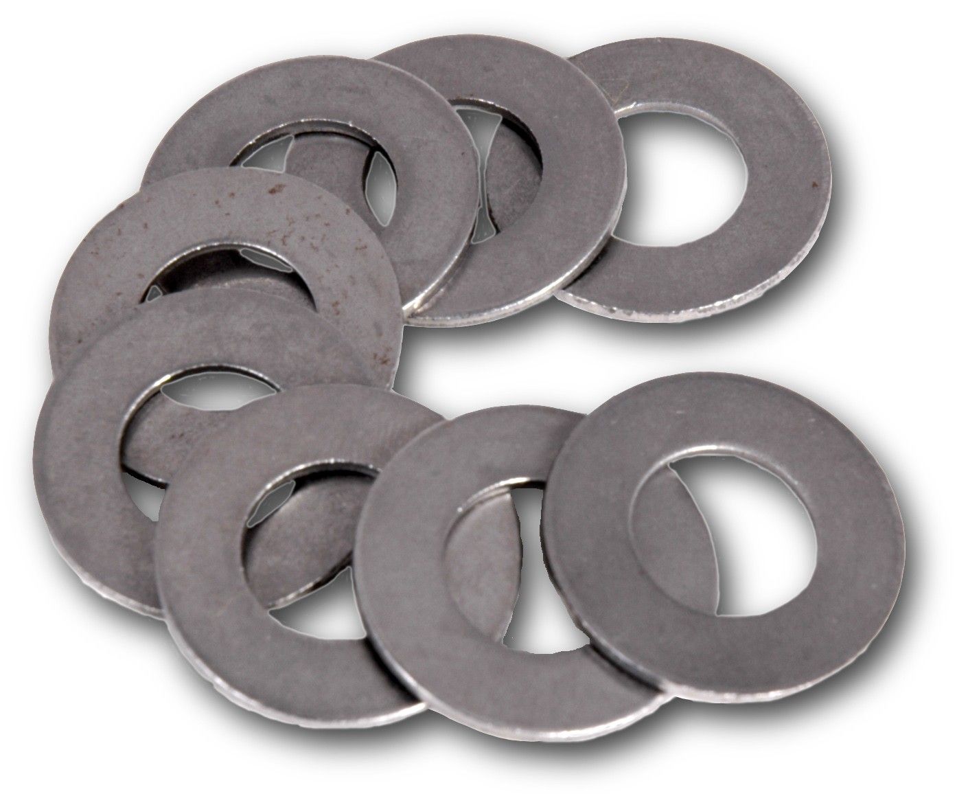 PLAIN WASHER 6BA Mild Steel Zinc Clear Passivated 10 Pieces MBE005c